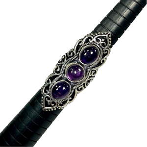Amethyst 925 Gemstone Ring size 6.25